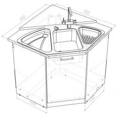 Кухонный гарнитур Лариса оптима 2 1500х1300 мм в Чайковском - chaykovskiy.mebel24.online | фото 15