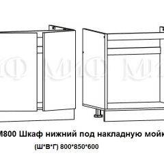 ЛИЗА-2 Кухонный гарнитур 1,6 Белый глянец холодный в Чайковском - chaykovskiy.mebel24.online | фото 6