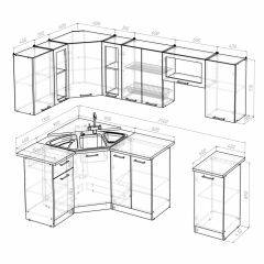 Кухонный гарнитур Ника оптима 1300*2500 в Чайковском - chaykovskiy.mebel24.online | фото 3