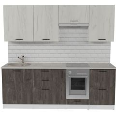 Кухонный гарнитур Сиена компакт 2200 мм в Чайковском - chaykovskiy.mebel24.online | фото 3