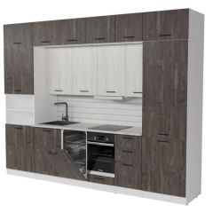 Кухонный гарнитур Сиена люкс 3000 мм в Чайковском - chaykovskiy.mebel24.online | фото 4