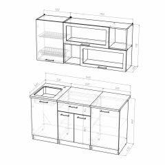 Кухонный гарнитур Симона стандарт 1600 в Чайковском - chaykovskiy.mebel24.online | фото 4