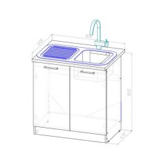 Кухонный гарнитур Янтарь 3000 мм в Чайковском - chaykovskiy.mebel24.online | фото 16