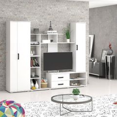 Шкаф Торонто (Белый текстурный) в Чайковском - chaykovskiy.mebel24.online | фото 2