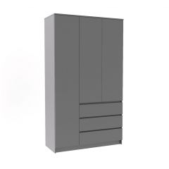 МОРИ МШ 1200.1 Шкаф (графит) в Чайковском - chaykovskiy.mebel24.online | фото 2