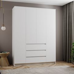 МОРИ МШ 1600.1 Шкаф (белый) в Чайковском - chaykovskiy.mebel24.online | фото