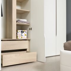 Муссон Шкаф двухстворчатый 13.198 в Чайковском - chaykovskiy.mebel24.online | фото 3