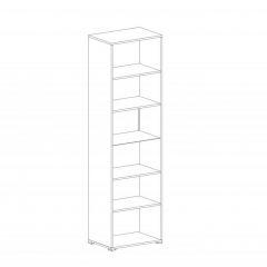 НИЦЦА Гостиная Шкаф-витрина 1 дв в Чайковском - chaykovskiy.mebel24.online | фото 2