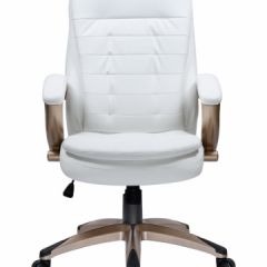 Офисное кресло для руководителей DOBRIN DONALD LMR-106B белый в Чайковском - chaykovskiy.mebel24.online | фото