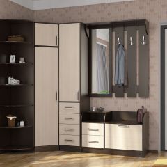 Прихожая ДИАНА-4 сек №5 (Венге/Дуб молочный) в Чайковском - chaykovskiy.mebel24.online | фото 3