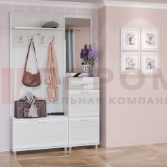 Прихожая Мелисса композиция 8 (Снежный Ясень) в Чайковском - chaykovskiy.mebel24.online | фото