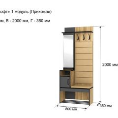 ОЛЬГА-ЛОФТ 1 Прихожая в Чайковском - chaykovskiy.mebel24.online | фото 4