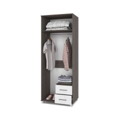 ЕВА Шкаф 2-х дверный Е24 в Чайковском - chaykovskiy.mebel24.online | фото 2
