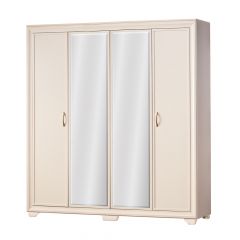 Шкаф 4-дверный со стеклом №367 Афины в Чайковском - chaykovskiy.mebel24.online | фото