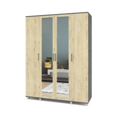 ЕВА Шкаф 4-х дверный Е41 в Чайковском - chaykovskiy.mebel24.online | фото 7