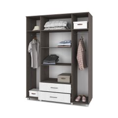 ЕВА Шкаф 4-х дверный Е43 в Чайковском - chaykovskiy.mebel24.online | фото 2