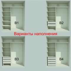 Шкаф-купе 1500 серии NEW CLASSIC K3+K3+B2+PL1 (2 ящика+1 штанга) профиль «Капучино» в Чайковском - chaykovskiy.mebel24.online | фото 7