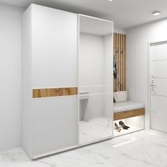 Шкаф-купе 1800 серии SOFT D6+D4+B2+PL2 (2 ящика+1штанга+1 полка) профиль «Капучино» в Чайковском - chaykovskiy.mebel24.online | фото 5