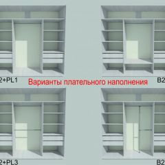 Шкаф-купе 1950 серии SILVER S5+S5+S5 B22+PL4 (по 2 ящика лев/прав+F обр.штанга) профиль «Серебро» в Чайковском - chaykovskiy.mebel24.online | фото 6