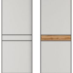 Шкаф-купе 2100 серии SOFT D4+D4+D4+B22+PL1 (по 2 ящика лев/прав+1штанга) профиль «Графит» в Чайковском - chaykovskiy.mebel24.online | фото 10