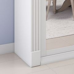 Шкаф-купе 2150 серии NEW CLASSIC K1+K1+K1+B22+PL4 (по 2 ящика лев/прав+F обр.штанга) профиль «Капучино» в Чайковском - chaykovskiy.mebel24.online | фото 5