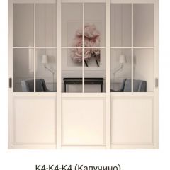 Шкаф-купе 2450 серии NEW CLASSIC K1+K1+K1+B22+PL4 (по 2 ящика лев/прав+F обр.штанга) профиль «Капучино» в Чайковском - chaykovskiy.mebel24.online | фото 16