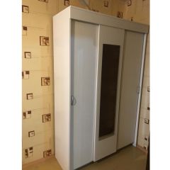 Шкаф-купе Бассо 1300 (Белый) в Чайковском - chaykovskiy.mebel24.online | фото 3