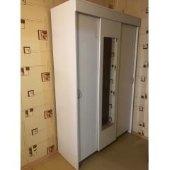 Шкаф-купе Бассо 1300 (Белый) в Чайковском - chaykovskiy.mebel24.online | фото 4