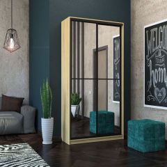 Шкаф-купе Лофт 1200 Шк12-60 (Дуб Сонома) в Чайковском - chaykovskiy.mebel24.online | фото 8