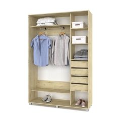 РОЛАНД Шкаф-купе Ирландский дуб (450*1500) Р451 в Чайковском - chaykovskiy.mebel24.online | фото 5