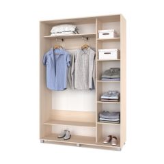 РОЛАНД Шкаф-купе Млечный дуб (450*1500) Р451 в Чайковском - chaykovskiy.mebel24.online | фото 3