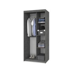ТОМАС Шкаф-купе Камень темный - Ирландский дуб Т21 в Чайковском - chaykovskiy.mebel24.online | фото 2