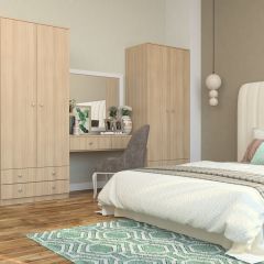 Шкаф Нина (М6) Ясень шимо светлый в Чайковском - chaykovskiy.mebel24.online | фото