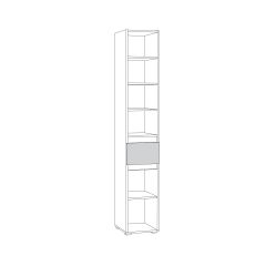 Шкаф с ящиком 13.202 Сидней в Чайковском - chaykovskiy.mebel24.online | фото 2