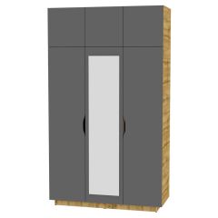 Шкаф с зеркалом "Аврора (H21_M)" в Чайковском - chaykovskiy.mebel24.online | фото 19
