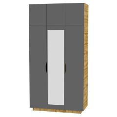 Шкаф с зеркалом "Аврора (H23_M)" в Чайковском - chaykovskiy.mebel24.online | фото 19