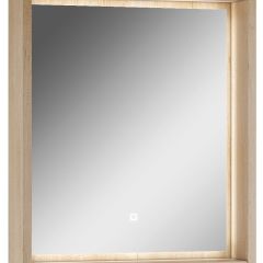 Шкаф-зеркало Nice 60 с подсветкой Домино (DN4706HZ) в Чайковском - chaykovskiy.mebel24.online | фото