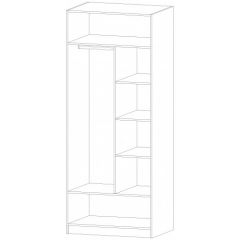 ДИАНА Шкаф 2-х створчатый в Чайковском - chaykovskiy.mebel24.online | фото 2