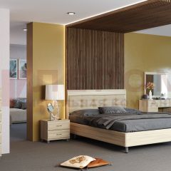 Спальня Мелисса композиция 1 (Ясень Асахи) в Чайковском - chaykovskiy.mebel24.online | фото