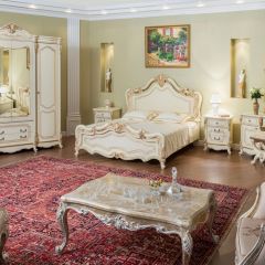 Спальный гарнитур Мона Лиза (крем) 1600 в Чайковском - chaykovskiy.mebel24.online | фото