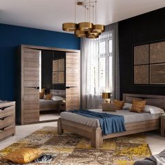 Спальный гарнитур  Соренто (Дуб стирлинг) в Чайковском - chaykovskiy.mebel24.online | фото