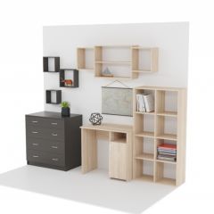 Стеллаж 8 секций (дуб сонома) в Чайковском - chaykovskiy.mebel24.online | фото 5