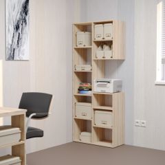 Стеллаж Элемент-2 (дуб сонома) в Чайковском - chaykovskiy.mebel24.online | фото 3