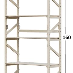 Стеллаж Конструктор Арт.С1600-1 в Чайковском - chaykovskiy.mebel24.online | фото 2