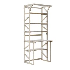 Стеллаж+стол со стойкой Конструктор Арт.СRСт2-1 в Чайковском - chaykovskiy.mebel24.online | фото