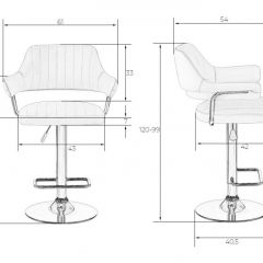 Стул барный DOBRIN CHARLY LM-5019 (черный) в Чайковском - chaykovskiy.mebel24.online | фото 2