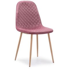 Стул на металлокаркасе Capri pink / wood в Чайковском - chaykovskiy.mebel24.online | фото