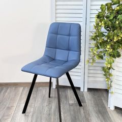 Стул CHILLI-Q SQUARE Oracul 795 Синий, экокожа PU / черный каркас, М-City в Чайковском - chaykovskiy.mebel24.online | фото 6