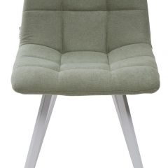 Стул CHILLI SQUARE UF860-11B мятный, ткань/ белый каркас М-City в Чайковском - chaykovskiy.mebel24.online | фото 3