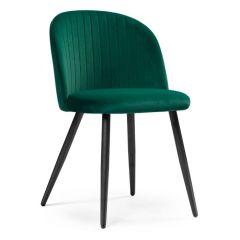 Стул на металлокаркасе Gabi 1 dark green / black в Чайковском - chaykovskiy.mebel24.online | фото